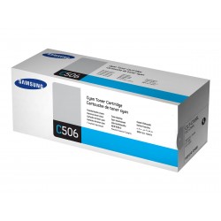 Samsung CLT-C506L - à rendement élevé - cyan - original - toner