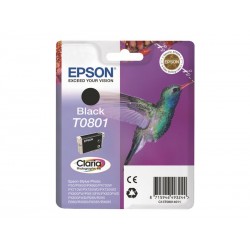 Epson T0801 Colibri - noire - originale - cartouche d'encre