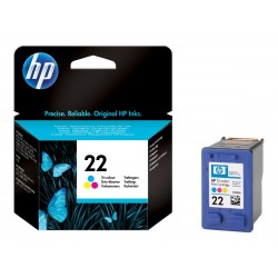 HP 22 - couleurs (cyan, magenta, jaune) - originale - cartouche d'encre