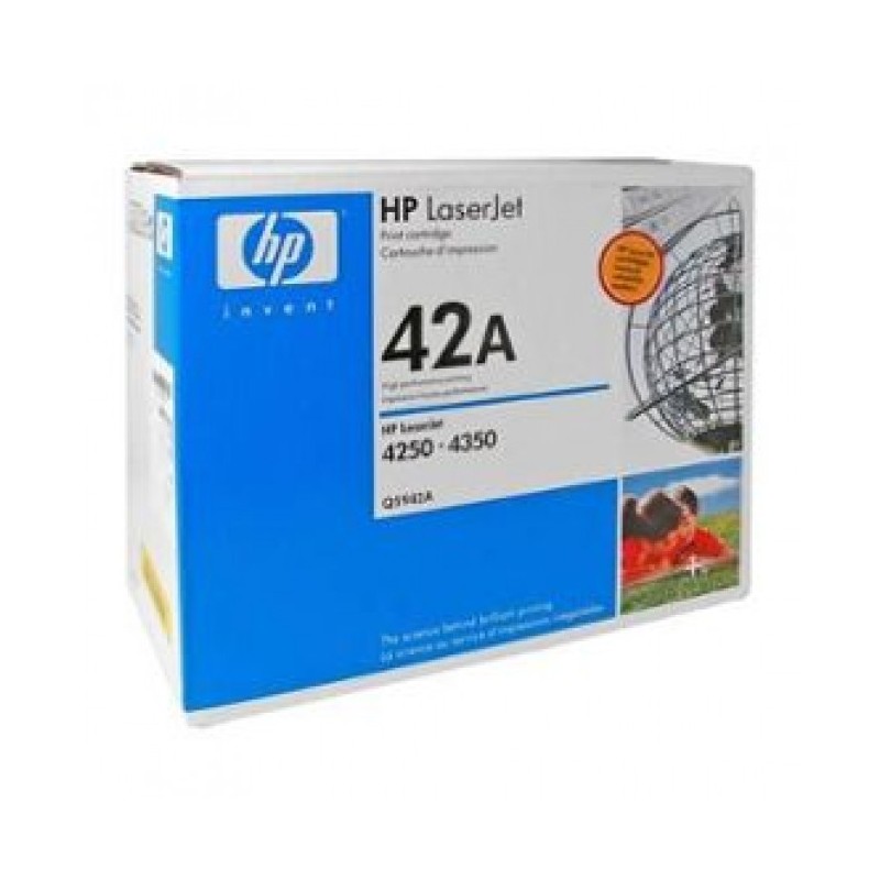 HP 42A - noire - original - toner