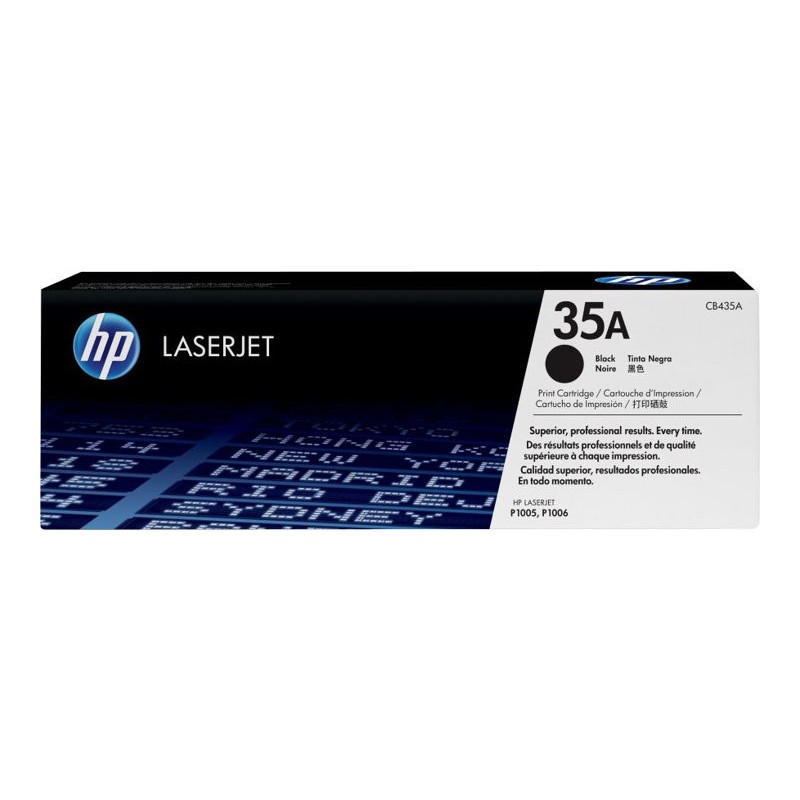 HP 35A - noire - original - toner