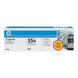 HP 35A - noire - original - toner