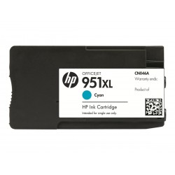 HP 951XL - à rendement élevé - cyan - originale - cartouche d'encre