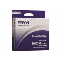 Epson S015262 - noire - original - ruban d'impression