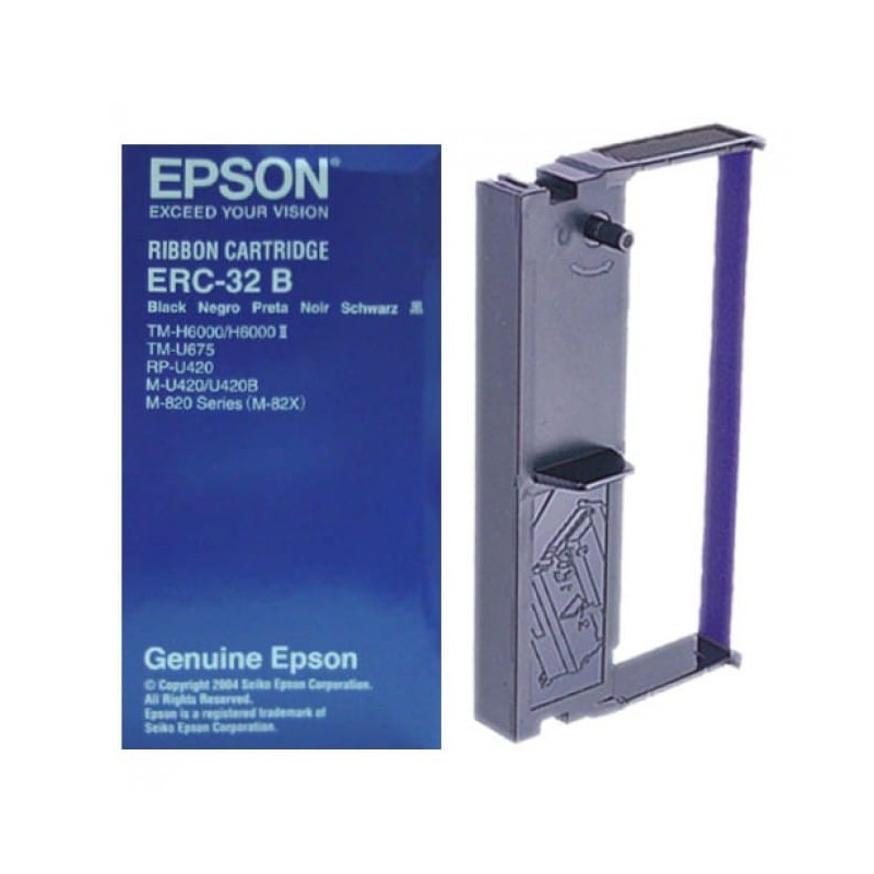 Epson ERC 32B - noir - ruban d'impression