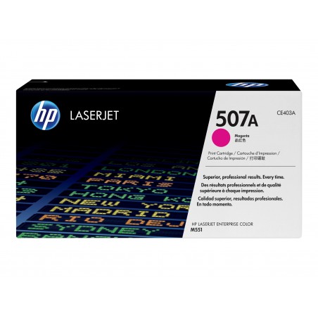 HP 507A - magenta - original - toner