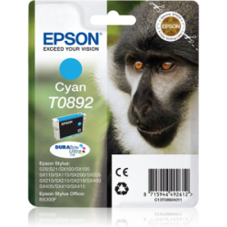 Epson T0892 Singe - cyan - originale - cartouche d'encre