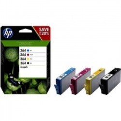 HP 364 - Pack de 4 - noire, cyan, magenta, jaune - original - cartouche d'encre