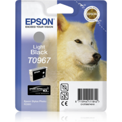 Epson T0967 Loup - noire clair - originale - cartouche d'encre