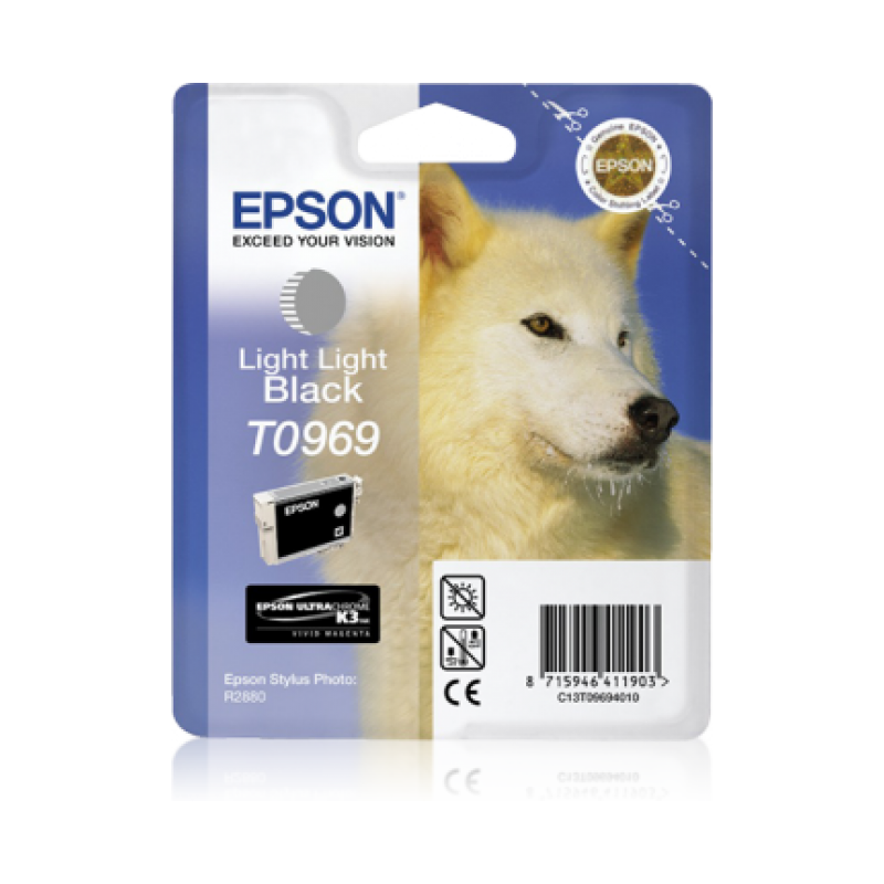 Epson T0969 Loup - noire très clair - originale - cartouche d'encre