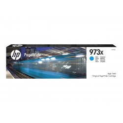 HP 973X - à rendement élevé - cyan - originale - cartouche d'encre
