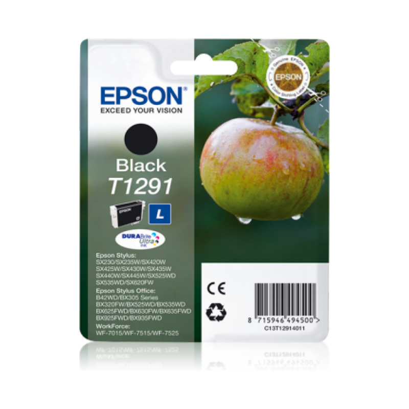 Epson T1291 Pomme - noire - originale - cartouche d'encre