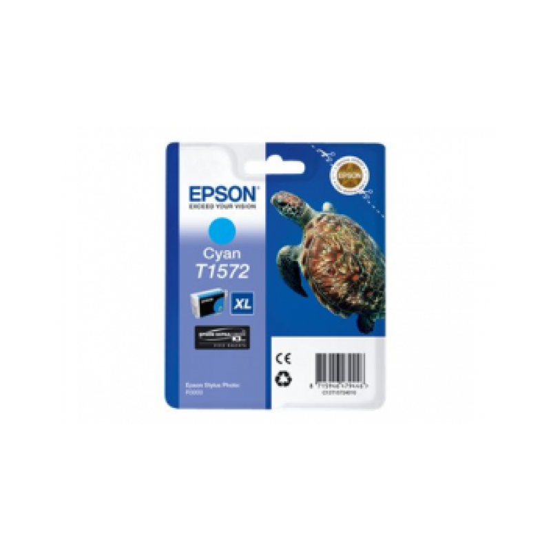 Epson T1572 Tortue - cyan - originale - cartouche d'encre