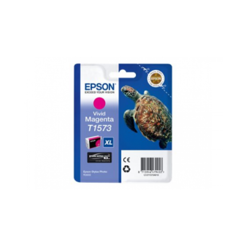 Epson T1573 Tortue - magenta vif - originale - cartouche d'encre