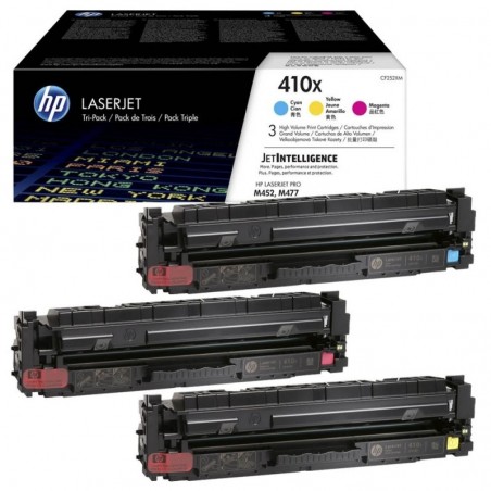 Cartouche de toner 410X HP originale Cyan, jaune, magenta