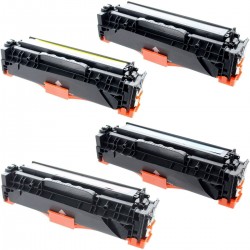 Toner équivalent à HP 312A Pack de 4 4 Couleurs