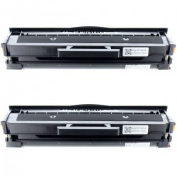 Toner équivalent à Samsung MLT-D101S Pack de 2 Noir