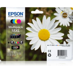Epson T1816XL Paquerette - Pack de 4 - à rendement élevé - noire, cyan, magenta, jaune - originale - cartouche d'encre