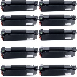 Toner équivalent à HP 79A Pack de 10 Noir