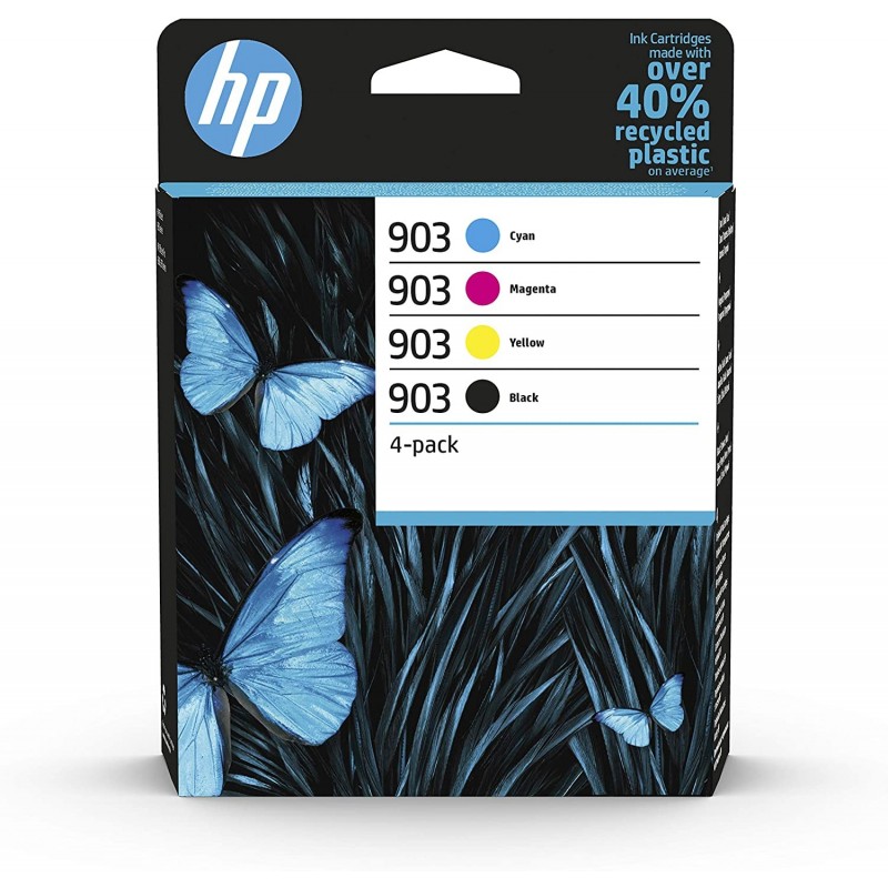 Pack de 4 cartouches d'encre HP 903 Noir