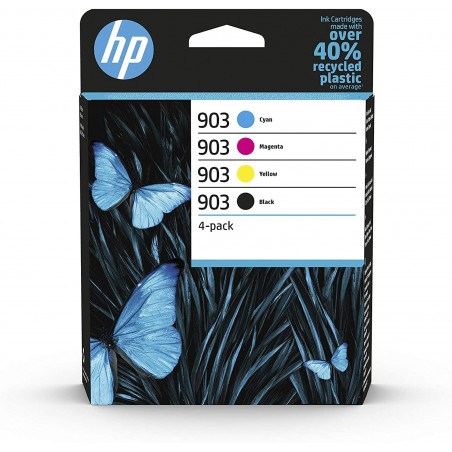 Pack de 4 cartouches d'encre HP 903 Noir