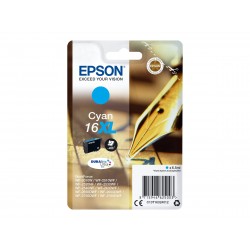 Epson T16XL Stylo Plume - à rendement élevé - cyan - originale - cartouche d'encre