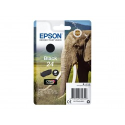 Epson T24 Elephant - noire - originale - cartouche d'encre
