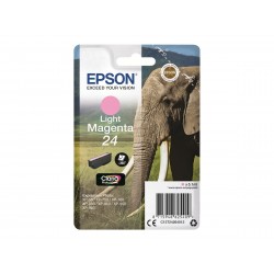 Epson T24 Elephant - magenta clair - originale - cartouche d'encre