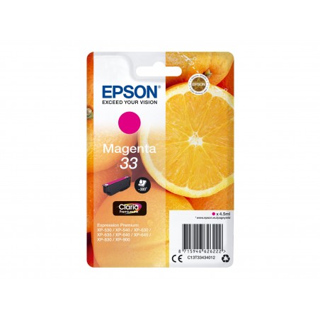 Epson T33 Orange - magenta - originale - cartouche d'encre