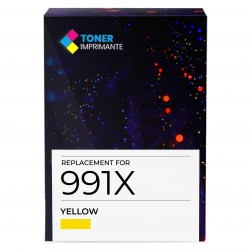 Encre compatible HP 991X Jaune