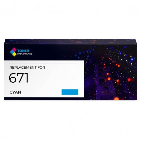 0671 toner compatible Cyan