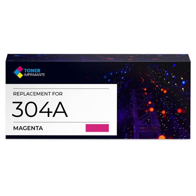 Cartouche toner compatible HP 304A Magenta