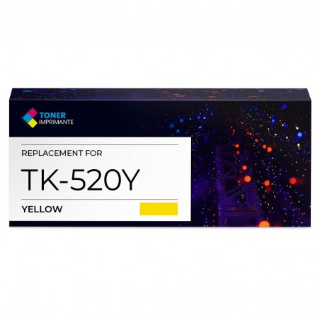 Cartouche imprimante compatible Kyocera TK-520Y 1T02HJAEU0 Jaune