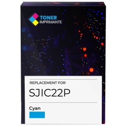 Cartouche d'encre équivalent à Epson SJIC22P( C ) Capacité standard Cyan
