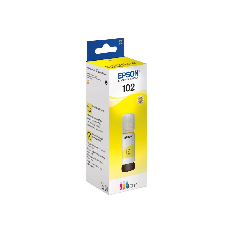 Epson 102 - jaune - originale - réservoir d'encre