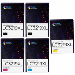 Pack de 5 Brother LC3219XL cartouches d'encre compatibles