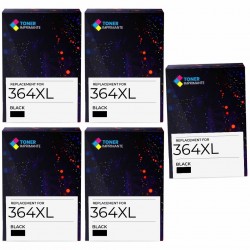Pack de 5 encres CN684EE 364XL compatibles HP