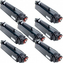 Toner équivalent à HP 79A Pack de 7 Noir