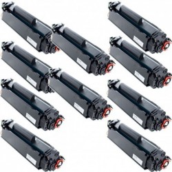 Toner équivalent à HP 79A Pack de 10 Noir