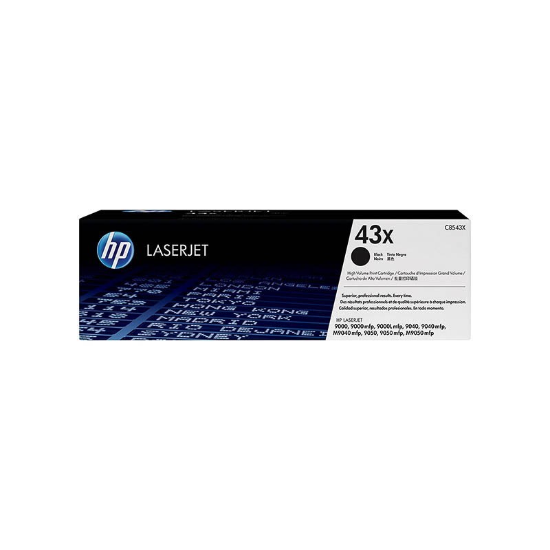 C8543X HP 43X LJ Smart cartridge black