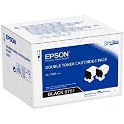Pack de 2 Cartouche de toner Epson C13S050751 