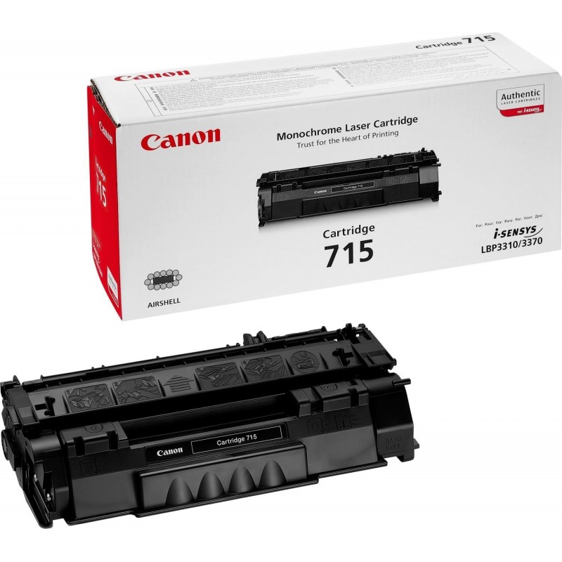 Cartouche de toner Canon 715BK 1975B002 