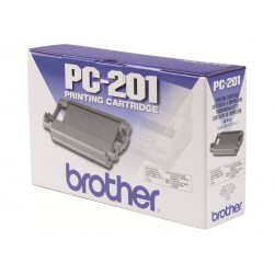 Brother PC201 - noire - original - ruban d'impression