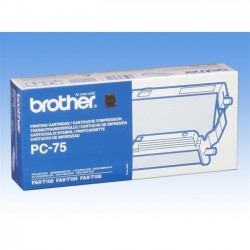 Brother PC75 - noire - original - ruban d'impression