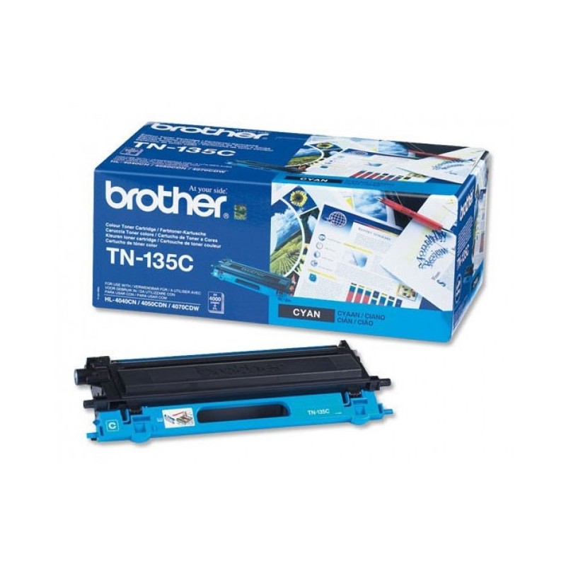 Brother TN135C - cyan - original - toner