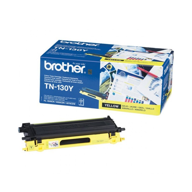 Brother TN130Y - jaune - original - toner