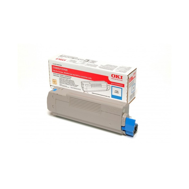 OKI 43324423 - cyan - original - toner