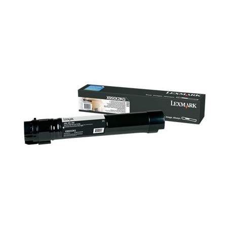 Lexmark X950DE/X952DE - à rendement élevé - noire - original - toner